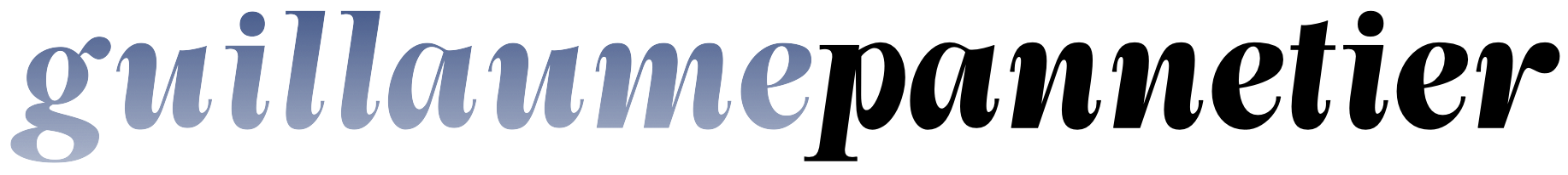 Logo Menu Guillaume Pannetier